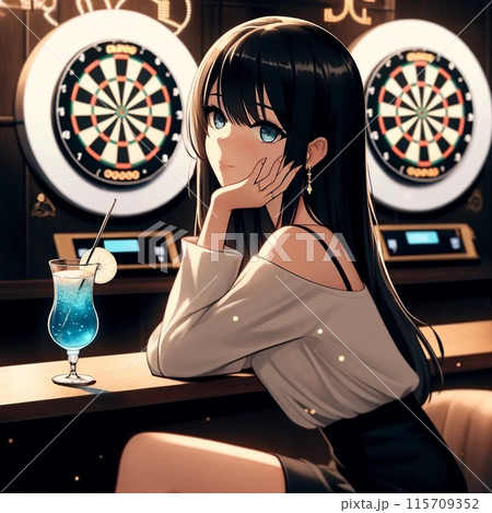 ダーツ女子 115709352