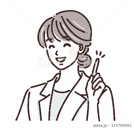 女性・女の子のイラスト素材 女性・女の子のイラスト素材 115709561