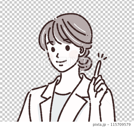 Illustration material of women and girls 115709579