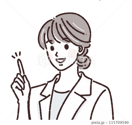 女性・女の子のイラスト素材 115709590