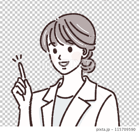 女性・女の子のイラスト素材 115709590