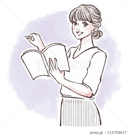 女性・女の子のイラスト素材 女性・女の子のイラスト素材 115709617