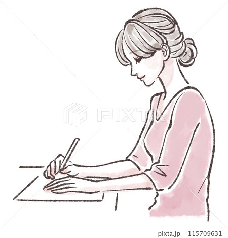 女性・女の子のイラスト素材 115709631