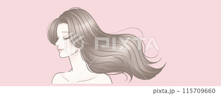 女性・女の子のイラスト素材 女性・女の子のイラスト素材 115709660