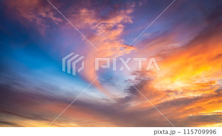 黄昏の空,twilight,Generative AI AI画像 黄昏の空,twilight,Generative AI AI画像 115709996