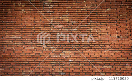 レンガの壁,赤レンガ,Generative AI AI画像 115710029