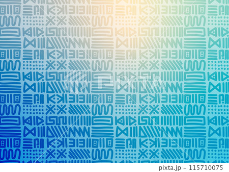 Motif pattern blue native design wallpaper background Motif pattern blue native design wallpaper background 115710075