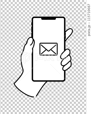 スマホを持つ手 10 スマホを持つ手 10 115710087