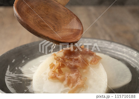 うめ流し　大根の煮物　スープを入れる 115710188