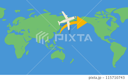 日本から発着する飛行機 日本から発着する飛行機 115710743