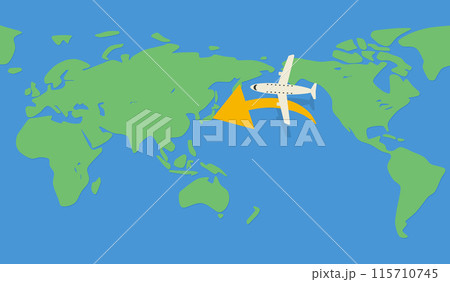 日本から発着する飛行機 115710745
