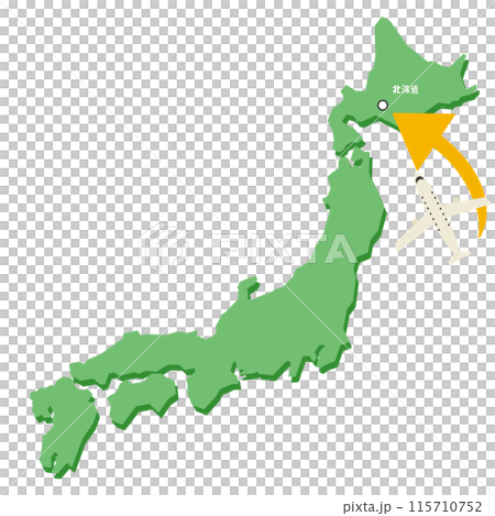 北海道から発着する飛行機 北海道から発着する飛行機 115710752