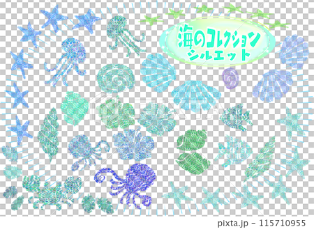 海夏シルエット 115710955