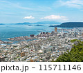 瀬戸内海の見える風景 香川県高松市の街並み 115711146