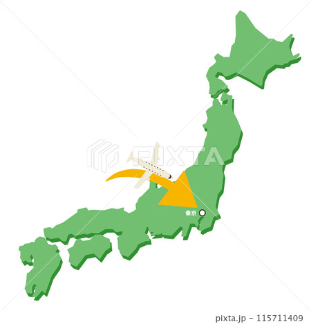 東京から発着する飛行機 115711409