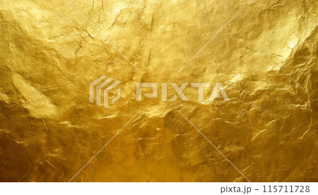 金箔のテクスチャ,金箔,背景,Generative AI AI画像 115711728