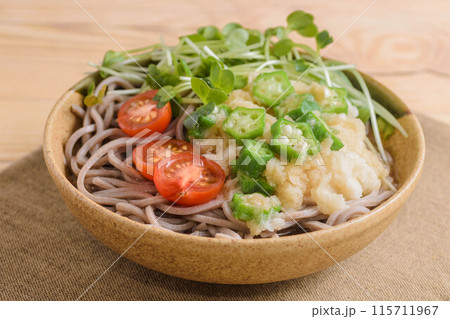 オクラおろし蕎麦 115711967