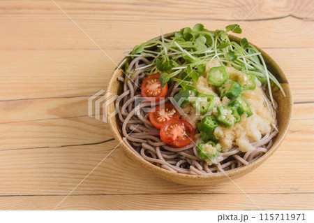 オクラおろし蕎麦 オクラおろし蕎麦 115711971