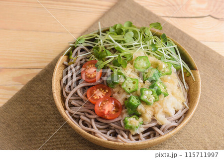 オクラおろし蕎麦 オクラおろし蕎麦 115711997