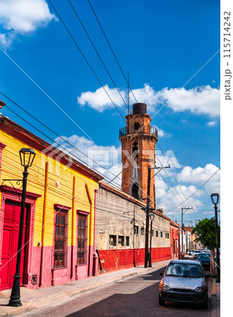 Traditional architecture of historic center of San Luis Potosi in Mexico Traditional architecture of historic center of San Luis Potosi in Mexico 115714242