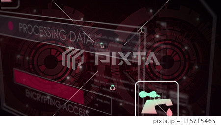 Image of data processing over scope scanning Image of data processing over scope scanning 115715465