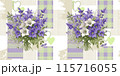 Wildflowers. Victorian seamless floral pattern. Suitable for fabric, wrapping paper and the like 115716055