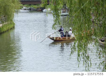 潮来花嫁さんの嫁入り舟 潮来花嫁さんの嫁入り舟 115717555