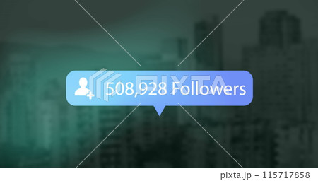 The number of social media followers is increasing The number of social media followers is increasing 115717858