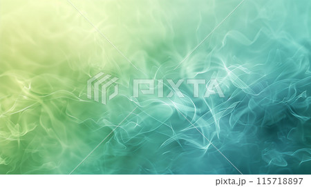 グリーンとブルーカラーの背景素材 115718897