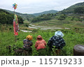 大垪和の田園：かかしが守る風景 115719233