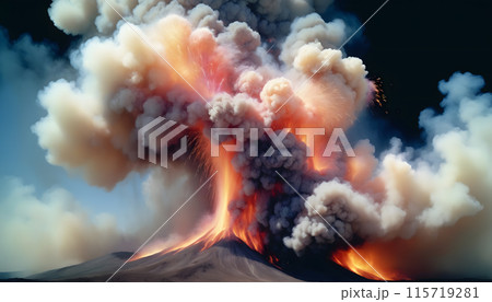 nuclear explosion in an air 115719281