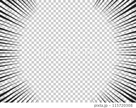 簡單的黑色集中線左右粗線框背景 115720308