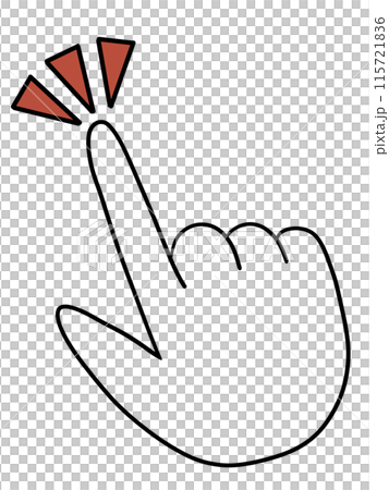 推/指手（畫線）旭日紋（紅1） 115721836