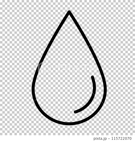 水滴圖示。 水滴圖示。 115722070