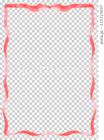Watercolor ribbon frame 02 115723037