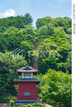 月見の森、急勾配の月への階段〈岐阜県海津市〉 115726761