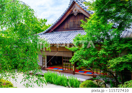京都、一乗寺金福寺の庭園 115727410