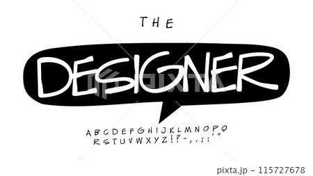 Hand-drawn playful font, cartoon bubble typography with uppercase letters and punctuation marks. Perfect for logos, banners, posters, flyers, digital, print, web design, comic books. Vector typeset. Hand-drawn playful font, cartoon bubble typography with uppercase letters and punctuation marks. Perfect for logos, banners, posters, flyers, digital, print, web design, comic books. Vector typeset. 115727678
