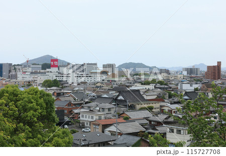 防府天満宮の春風楼から一望する防府市街地 防府天満宮の春風楼から一望する防府市街地 115727708