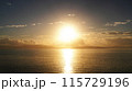 西海岸　サンセット　夕日 115729196