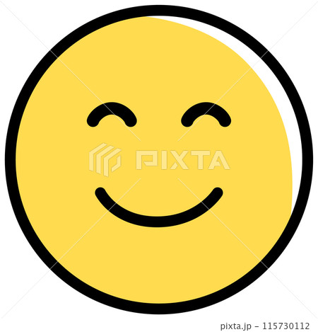 イエローの顔デザインのキャラクター イエローの顔デザインのキャラクター 面白い黄色い漫画絵文字顔