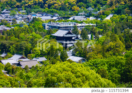 【京都風景】蹴上浄水場からの遠景 【京都風景】蹴上浄水場からの遠景 115731394