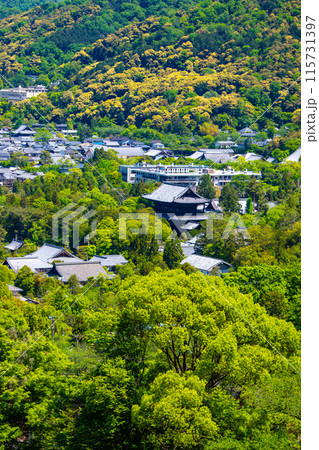 【京都風景】蹴上浄水場からの遠景 115731397