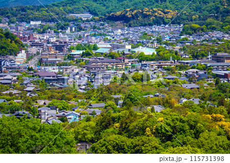 【京都風景】蹴上浄水場からの遠景 【京都風景】蹴上浄水場からの遠景 115731398