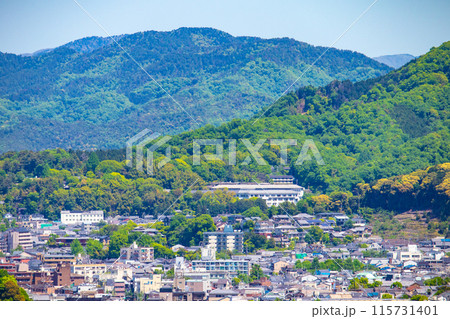 【京都風景】蹴上浄水場からの遠景 【京都風景】蹴上浄水場からの遠景 115731401