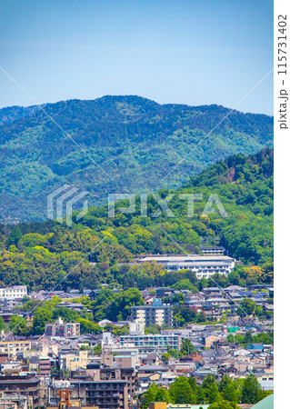 【京都風景】蹴上浄水場からの遠景 115731402