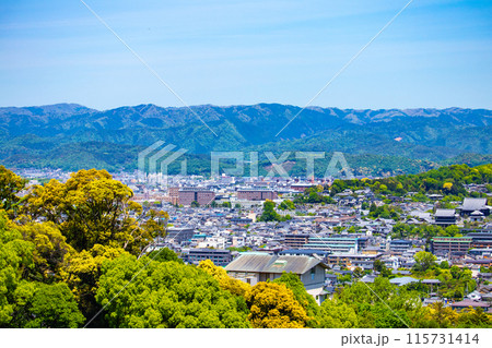 【京都風景】蹴上浄水場からの遠景 115731414