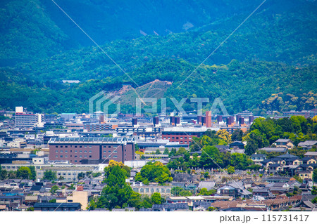 【京都風景】蹴上浄水場からの遠景 【京都風景】蹴上浄水場からの遠景 115731417