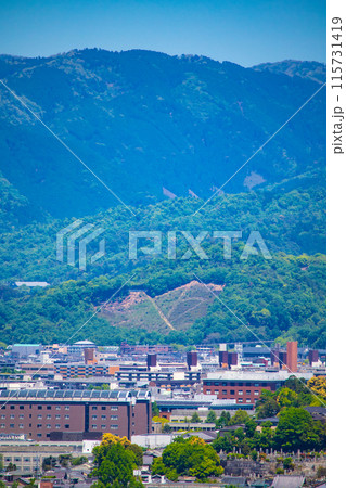 【京都風景】蹴上浄水場からの遠景 115731419