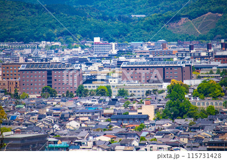 【京都風景】蹴上浄水場からの遠景 【京都風景】蹴上浄水場からの遠景 115731428